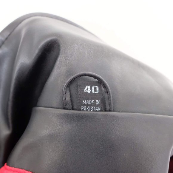 Straight to Hell Vegan Commando Vegan Leather Jacket - Mens 40 - Picture 4 of 4